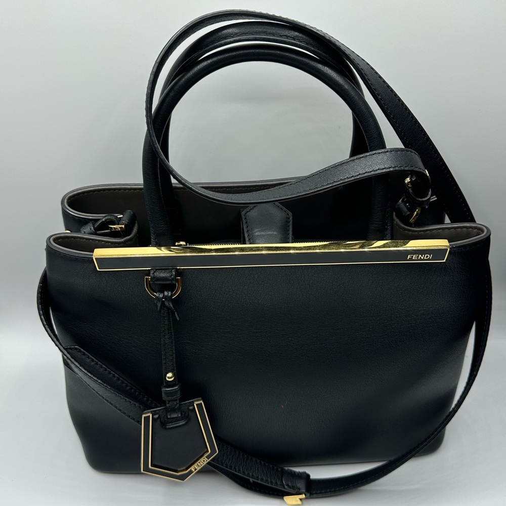 FENDI 2Jours Tote Black